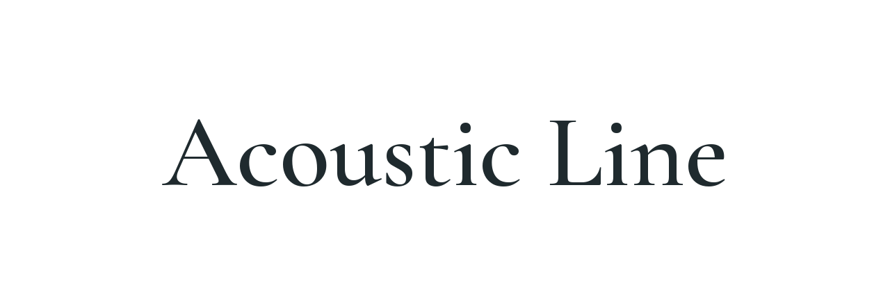 Acoustic Line 品牌字標