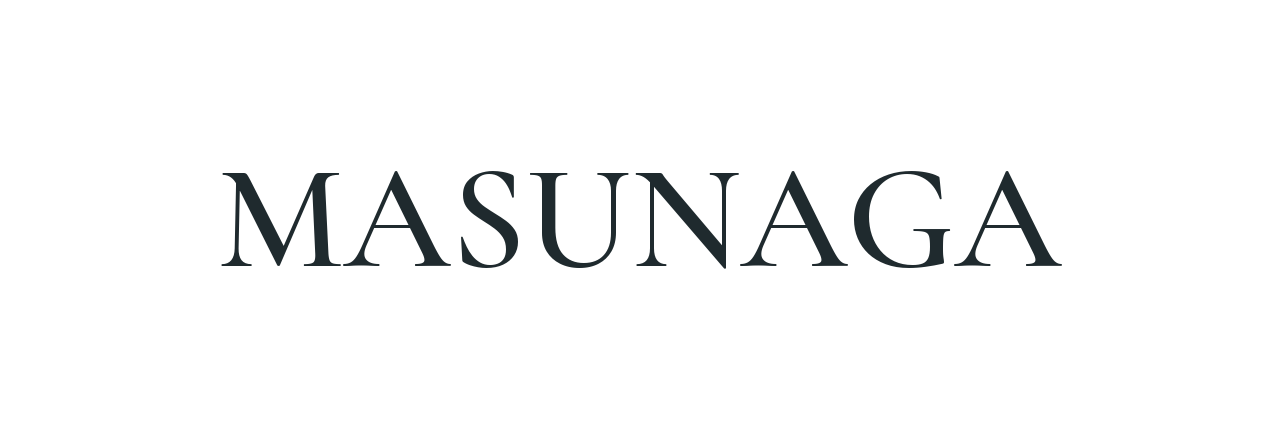 MASUNAGA 品牌字標