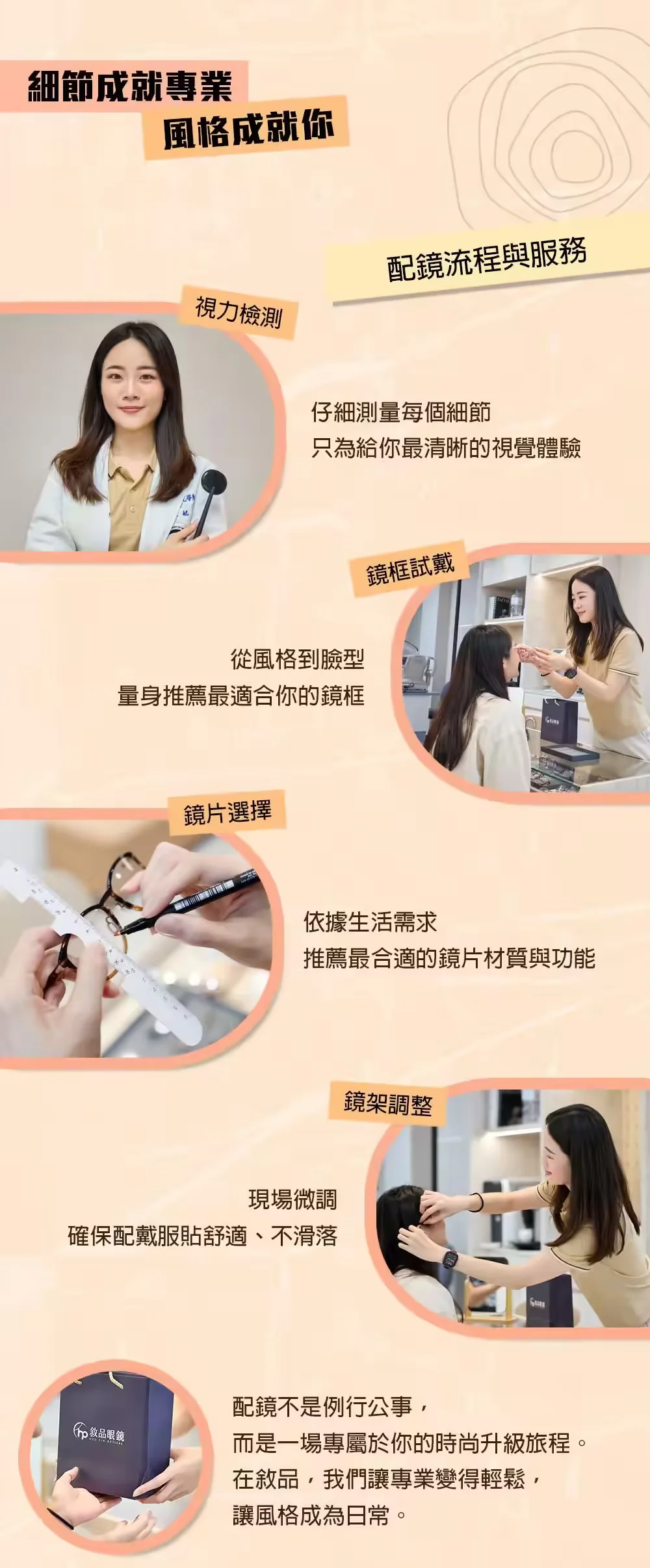 配鏡流程 視力檢測